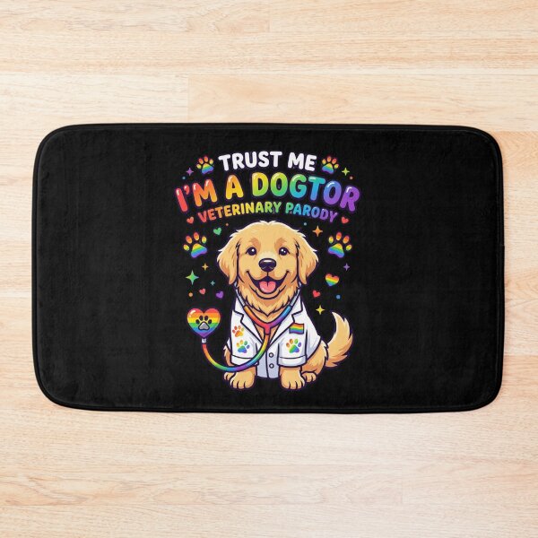 Item preview, Trust Me I'm A Dogtor Funny Pride Month Dog Lover Rainbow Veterinarian Humor Gift For Dog Mom Dog Dad LGBTQ Ally designed and sold by Im-Ara.