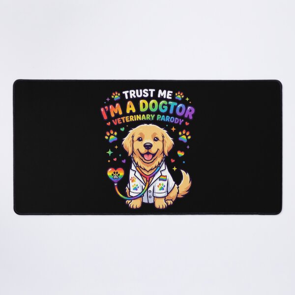 Item preview, Trust Me I'm A Dogtor Funny Pride Month Dog Lover Rainbow Veterinarian Humor Gift For Dog Mom Dog Dad LGBTQ Ally designed and sold by Im-Ara.