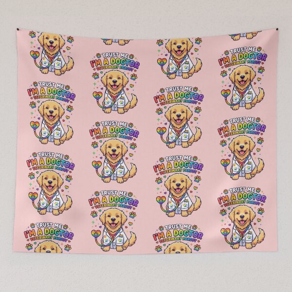 Item preview, Trust Me I'm A Dogtor Funny Pride Month Dog Lover Rainbow Veterinarian Humor Gift For Dog Mom Dog Dad LGBTQ Ally designed and sold by Im-Ara.