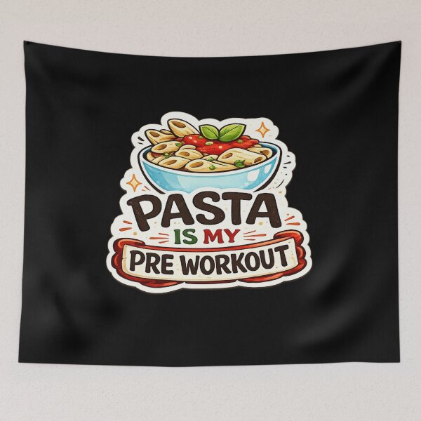Item preview, Pasta is my pre workout  designed and sold by italianfoodpuns.