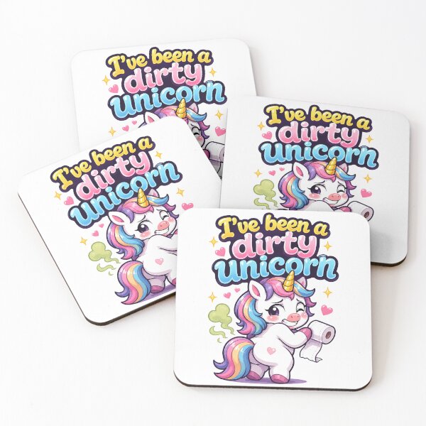 Item preview, Dirty Unicorn Toilet Paper designed and sold by Idans.