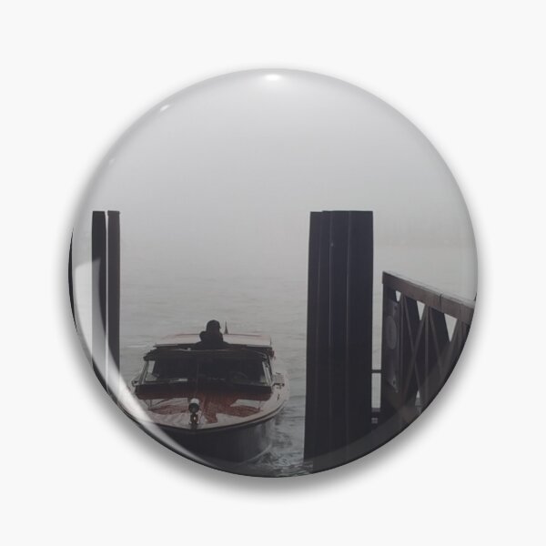 Item preview, February, 2026. Water taxi appearing from the fog, Venetian lagoon designed and sold by Cinnamaldeide.