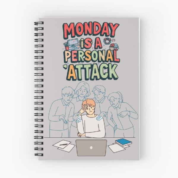 Item preview, Monday Is A Personal Attack Funny Office Blame Coworkers Art designed and sold by Miheerala.