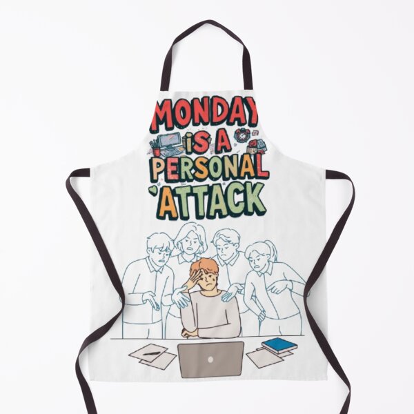 Item preview, Monday Is A Personal Attack Funny Office Blame Coworkers Art designed and sold by Miheerala.