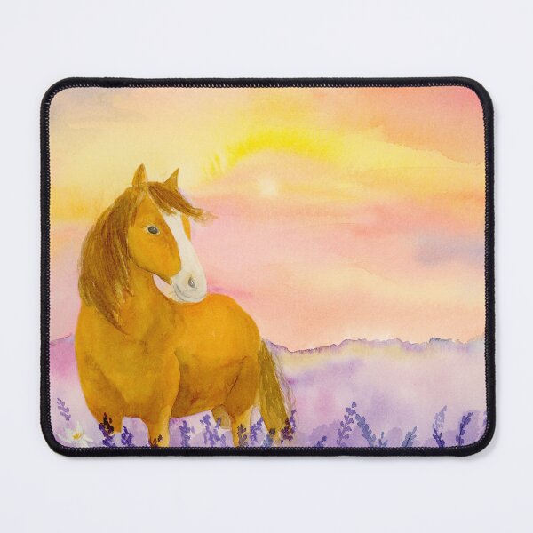 Item preview, Horse Standing in a Field of Lavender designed and sold by daphsam.