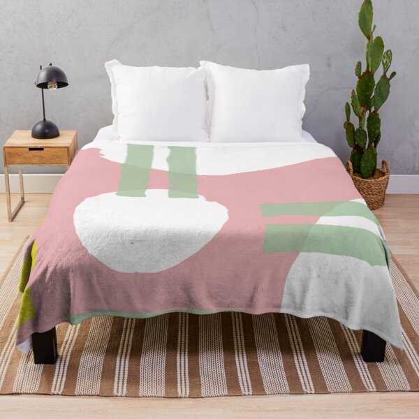 Item preview, Mid-Century Modern in Minty Green and Mauve-Pink Pattern designed and sold by DEC02.