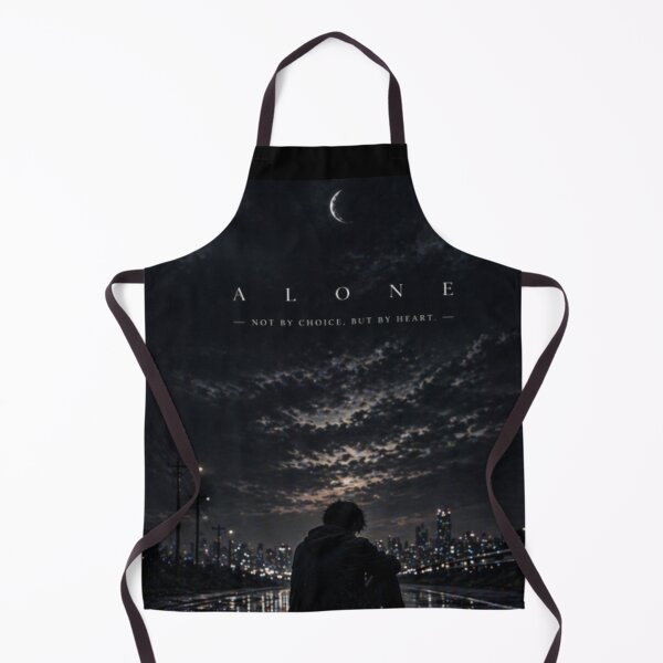 Item preview, ALONE - Not By Choice, But By Heart Design designed and sold by NovaInfinityStudio.