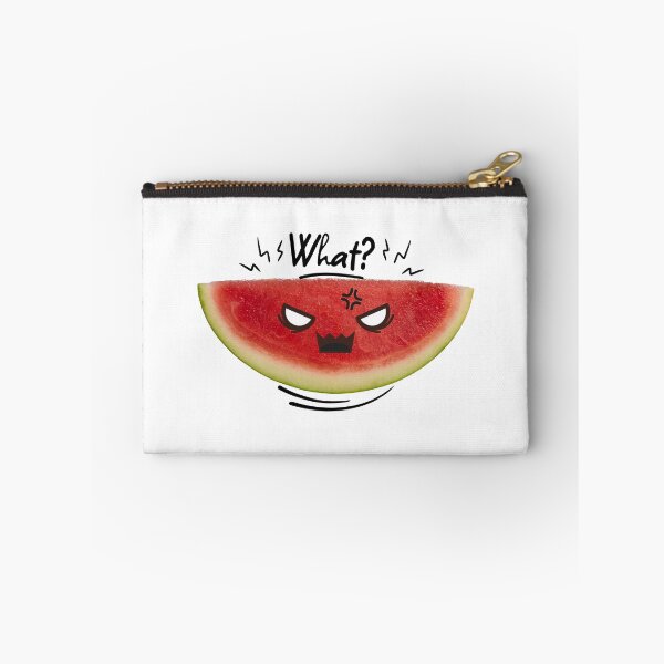 Item preview, Angry Kawaii Watermelon Slice designed and sold by funwithstickers.