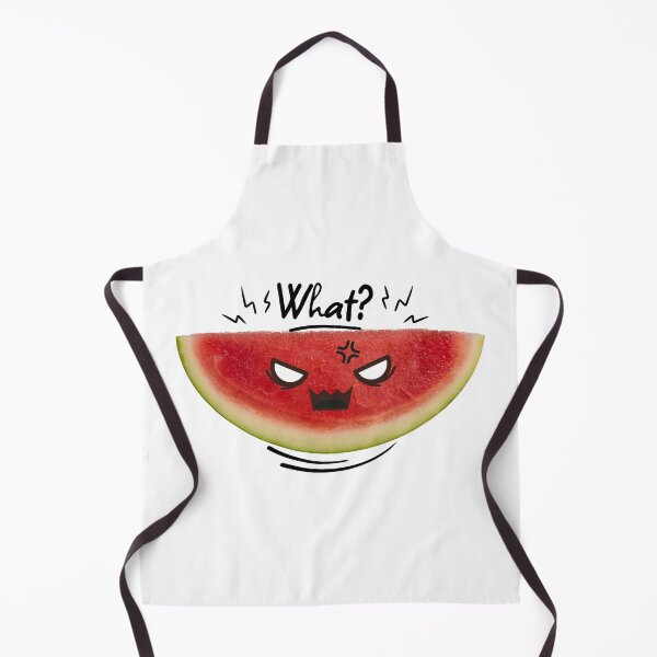 Item preview, Angry Kawaii Watermelon Slice designed and sold by funwithstickers.