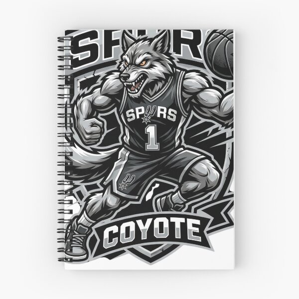 Item preview, Aggressive Coyote Basketball Shield Mascot | Saint Anthony designed and sold by Pandora´s Box.