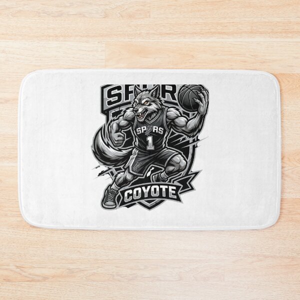 Item preview, Aggressive Coyote Basketball Shield Mascot | Saint Anthony designed and sold by Pandora´s Box.