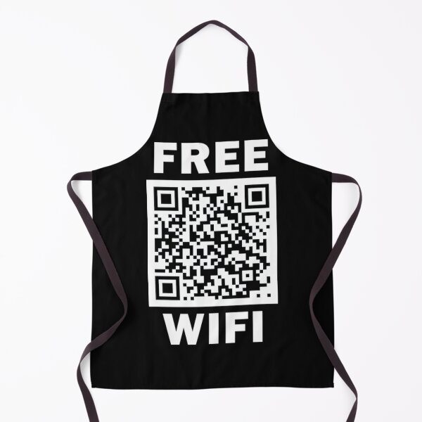 Item preview, Free Wifi QR Code Prank Funny Scan Meme Design designed and sold by bluither.