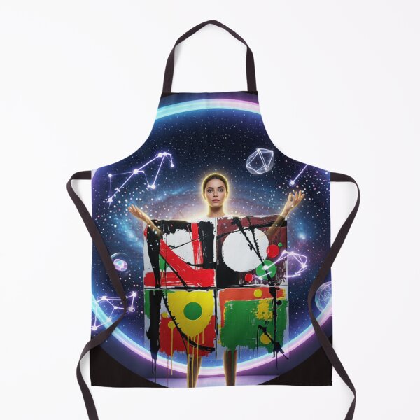 Item preview, playful disorder cosmic portal round colorful geometric abstract design designed and sold by SmashingDeals.