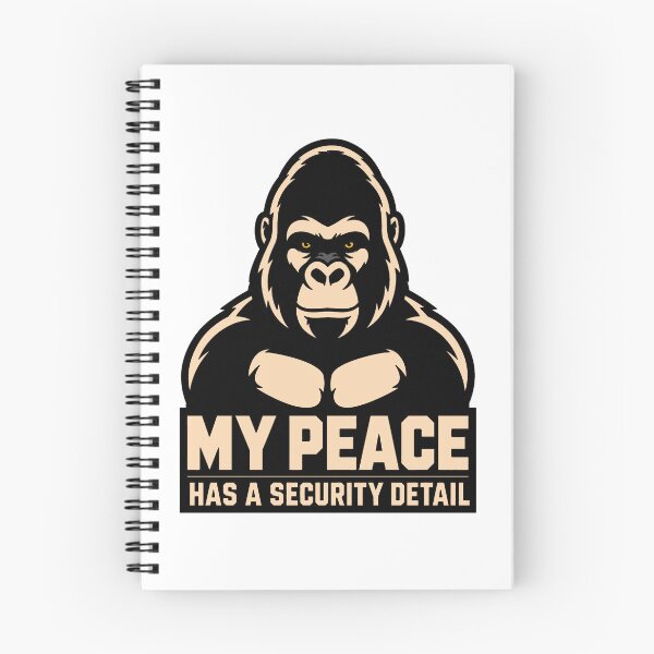 Item preview, Gorilla My Peace Security Detail designed and sold by Lyfeinsights.