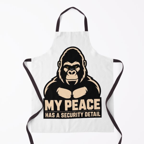 Item preview, Gorilla My Peace Security Detail designed and sold by Lyfeinsights.
