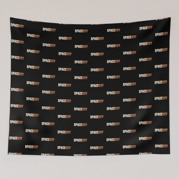Item preview, SPACEBOY Retro 70s Sci Fi Futuristic Typography designed and sold by DuckOddity.