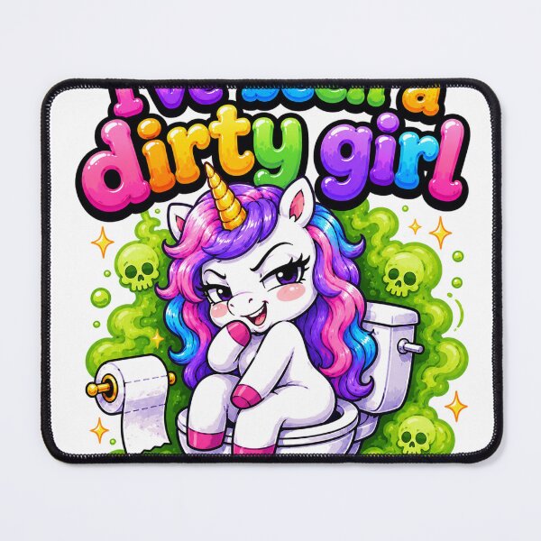 Item preview, Dirty Girl Unicorn Toilet designed and sold by Idans.