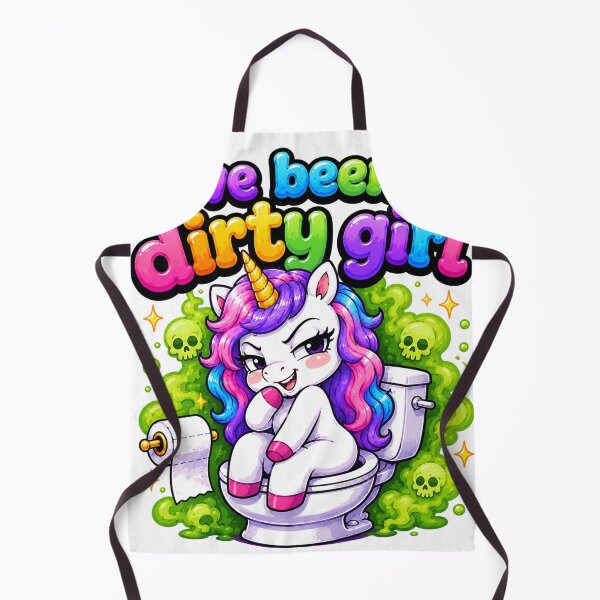 Item preview, Dirty Girl Unicorn Toilet designed and sold by Idans.