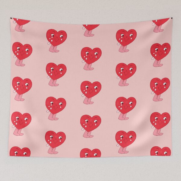 Item preview, Happy Tears Crying Heart designed and sold by yellowflowerhut.