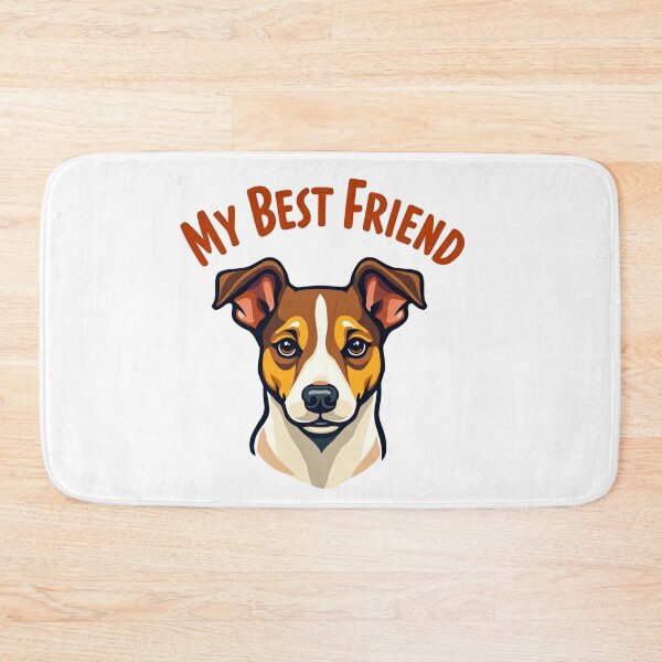 Item preview, Jack Russell Terrier with My Best Friend text designed and sold by Prints by Mat.