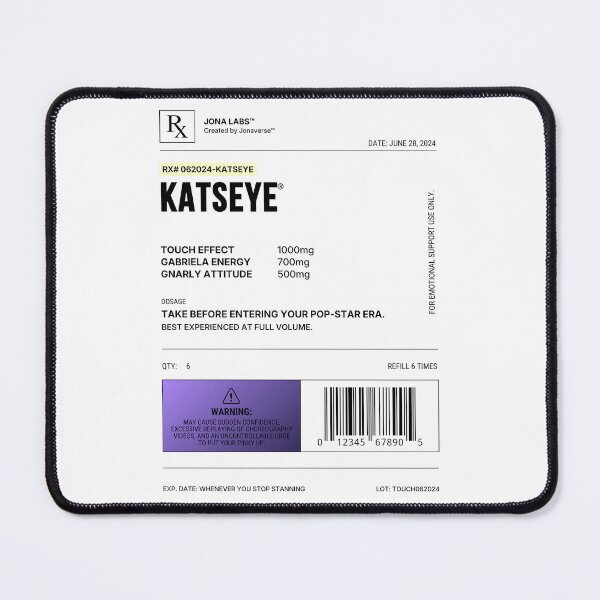 Item preview, KATSEYE Gpop Prescription Label designed and sold by Jonaverse.