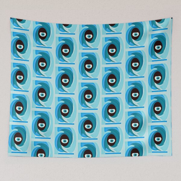 Item preview, Abstract Eye in Blue Hues designed and sold by Elaine M Hayward .