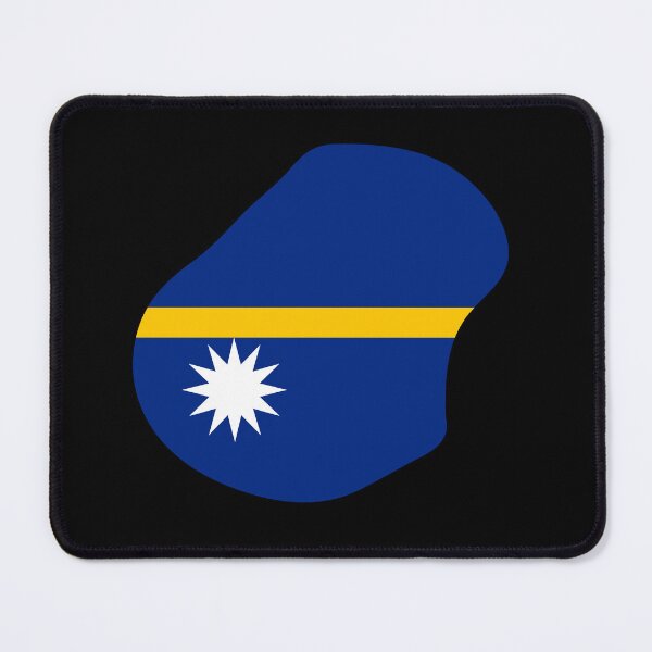 Item preview, Flag Map of Nauru designed and sold by DreamBrushy.