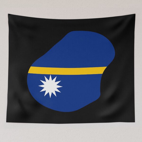 Item preview, Flag Map of Nauru designed and sold by DreamBrushy.