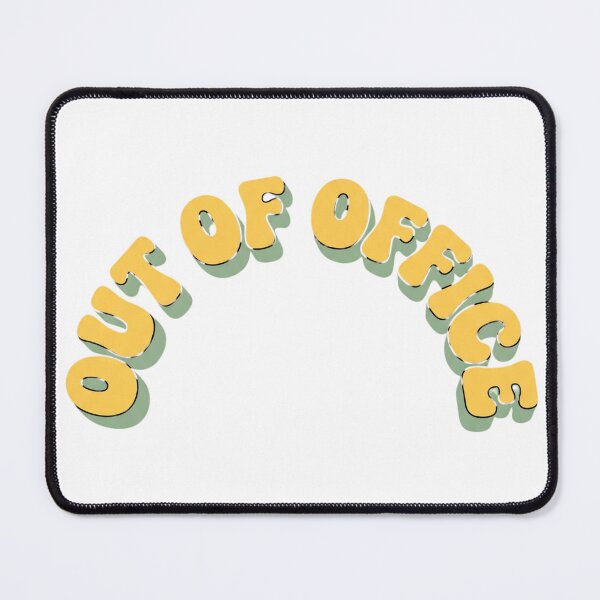 Item preview, Out Of Office Retro 70s Bubble Typography Anti Hustle Graphic designed and sold by Ortsas.