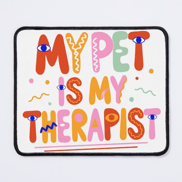 Item preview, Funny Pet Ownership Slogans in Playful Typography designed and sold by Inklyst.