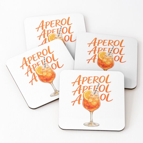 Item preview, Aperol Aperol Aperol Italian Cocktail Summer Party Typography Design designed and sold by Backsay.