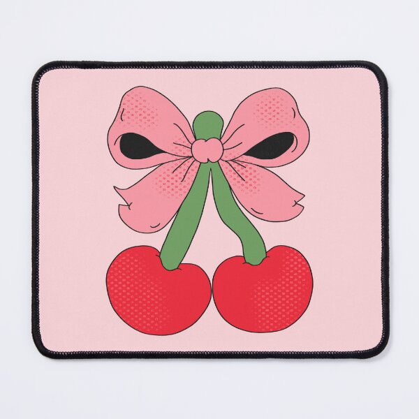 Item preview, Coquette Cherries with Bow designed and sold by yellowflowerhut.