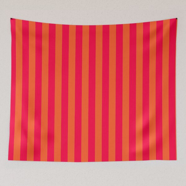 Item preview, Orange and pink stripes designed and sold by RishabhArts1.