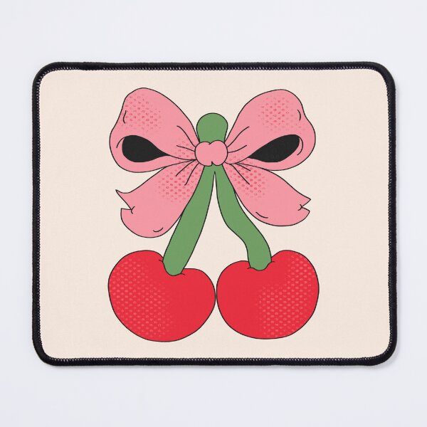 Item preview, Coquette Cherries with Bow designed and sold by yellowflowerhut.