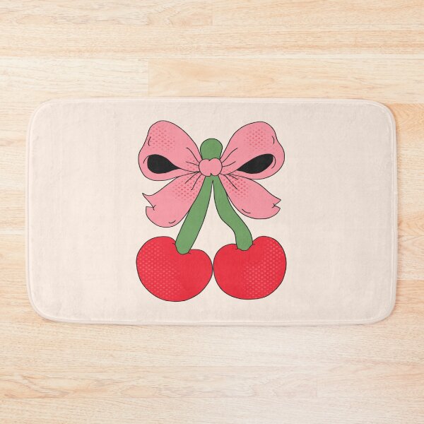 Item preview, Coquette Cherries with Bow designed and sold by yellowflowerhut.