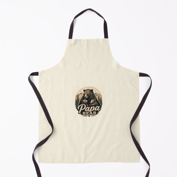 Item preview, Vintage Papa Bear with Cute Cubs - Father's Day Retro Mountain Art designed and sold by NinaVibeStudio.