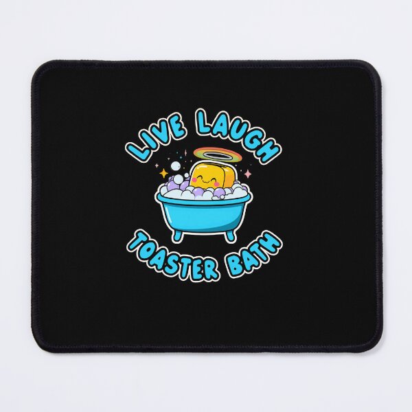Item preview, Live Laugh Toaster Bath Dark Humor Meme Sarcastic Internet Culture designed and sold by RetroMini2026.