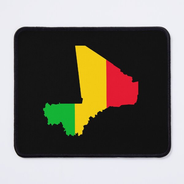 Item preview, Flag Map of Mali designed and sold by DreamBrushy.