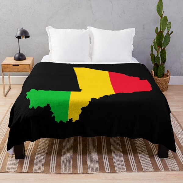 Item preview, Flag Map of Mali designed and sold by DreamBrushy.
