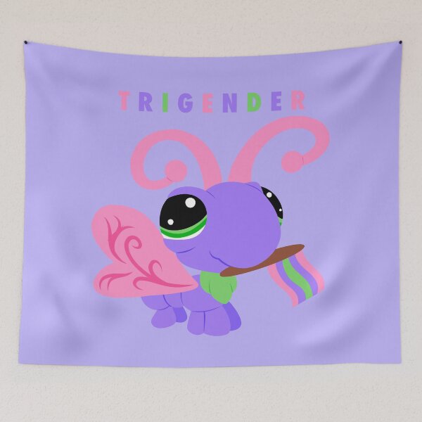 Item preview, Trigender Butterfly designed and sold by That_Blind_Artist.