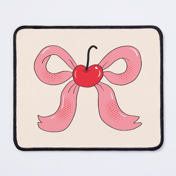 Item preview, Cherry Topped Coquette Bow designed and sold by yellowflowerhut.