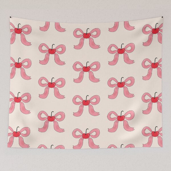 Item preview, Cherry Topped Coquette Bow designed and sold by yellowflowerhut.