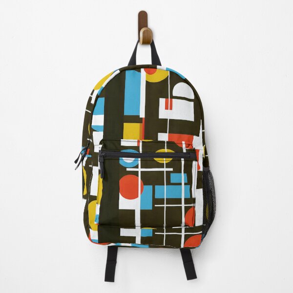 Item preview, Mid-Century Modern Bauhaus Blue, White, Red, Black Design designed and sold by DEC02.