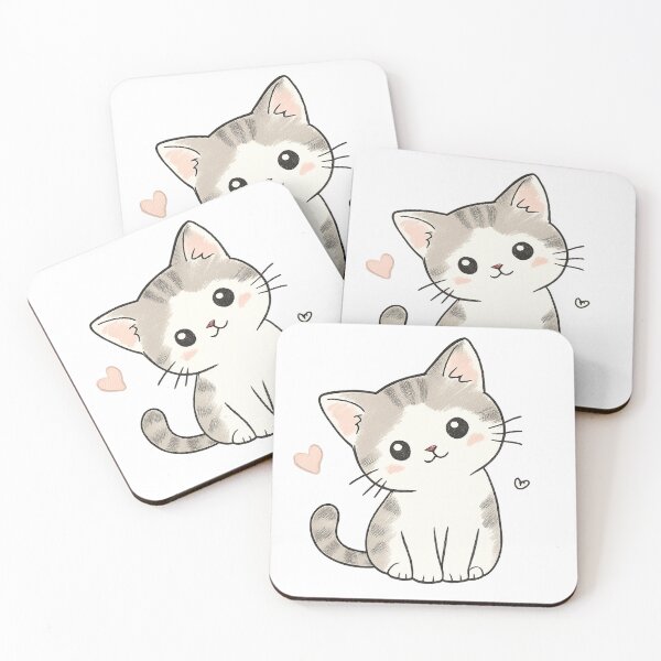 Item preview, Cute Kawaii Kitten Cat Lover Gift designed and sold by slestore.