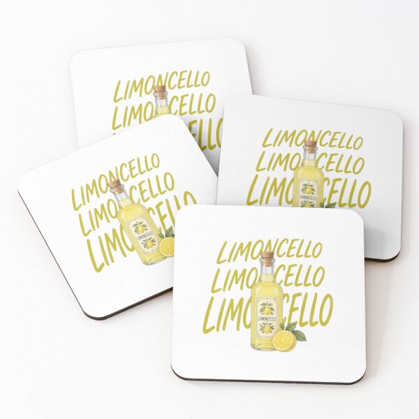 Item preview, Limoncello Italian Lemon Liqueur Amalfi Coast Summer Typography Design designed and sold by Backsay.