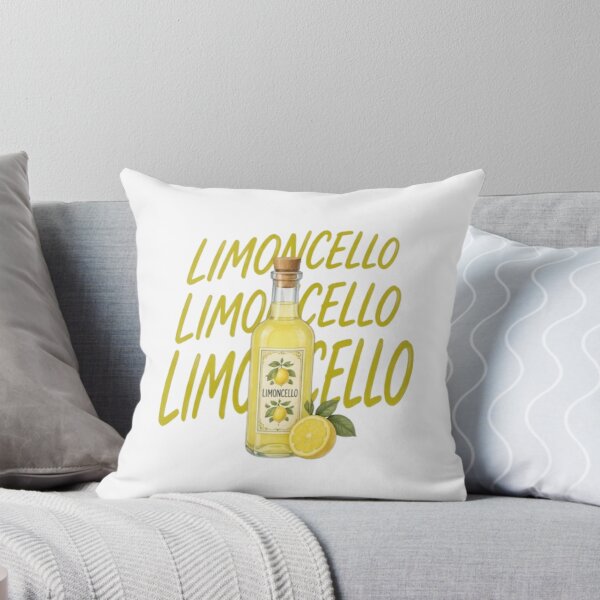 Item preview, Limoncello Italian Lemon Liqueur Amalfi Coast Summer Typography Design designed and sold by Backsay.