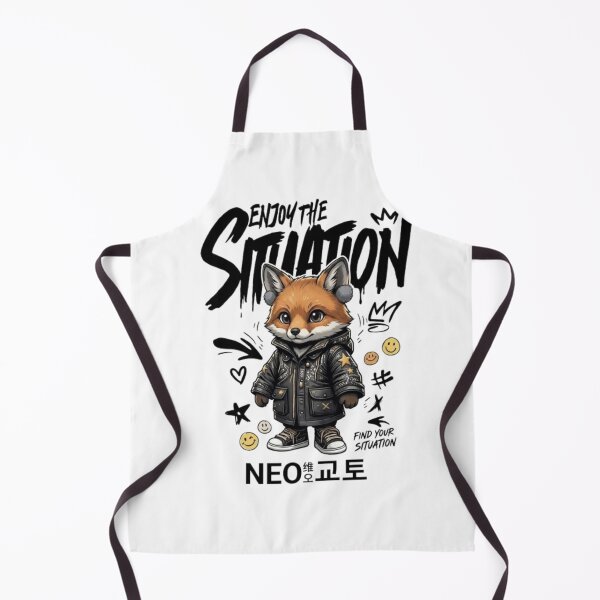 Item preview, Stylish fox in streetwear jacket illustration designed and sold by Ahmedsyde.