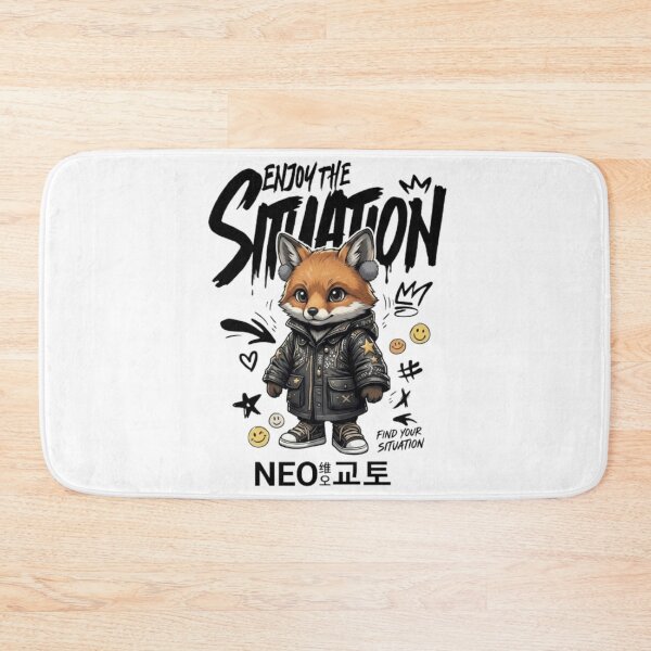 Item preview, Stylish fox in streetwear jacket illustration designed and sold by Ahmedsyde.