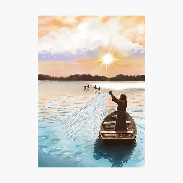 Item preview, Saint Peter the Apostle - Biblical Christian Illustration designed and sold by Arteandart.