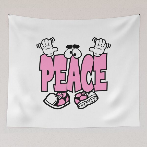 Item preview, Peace  – Mindfulness Cartoon Character Retro Calm Design Gift for Yoga Lovers  designed and sold by NFTWords.
